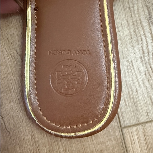 Tory Burch Miller Brown Sandals Size 38 - Picture 5 of 6